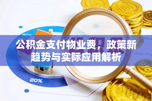 鹤岗公积金支付物业费，政策新趋势与实际应用解析
