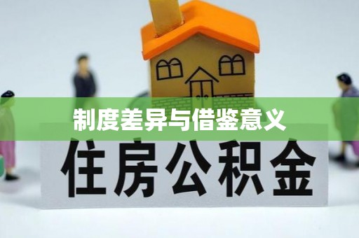 鹤岗制度差异与借鉴意义