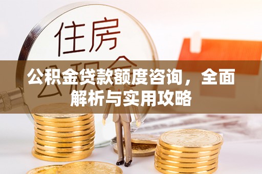 鹤岗公积金贷款额度咨询，全面解析与实用攻略